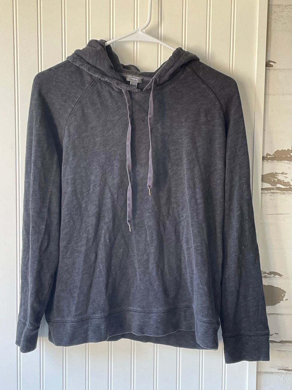 VINCE men's pullover gray hoodie size large